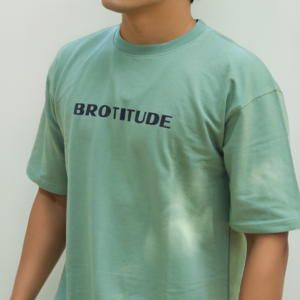 Simple Life Soft Oversized Olive Green T-Shirt (Unisex)