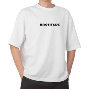 White Printed Soft Oversized T-Shirt